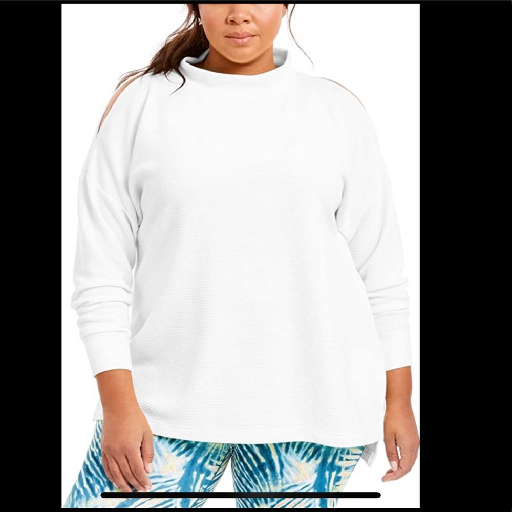 Ideology Womens Plus Fitness Running Shirts & Tops